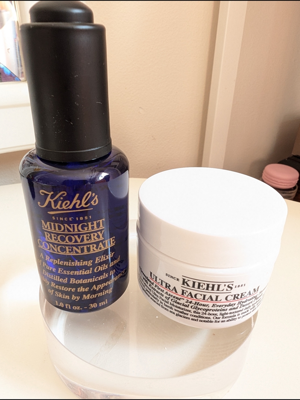 Kiehl's Midnight Recovery Concentrate 30ml + Ultra Facial Cream 28ml